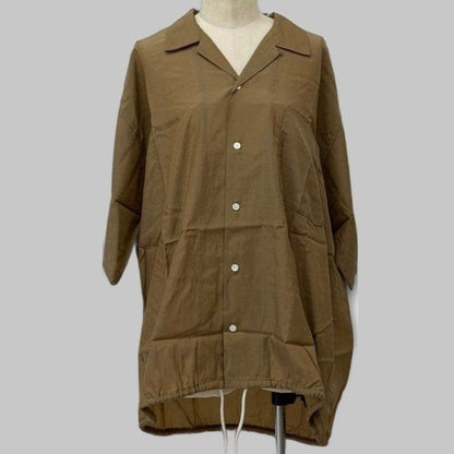 NANAMICA O COLLAR S/S SH BEIGE