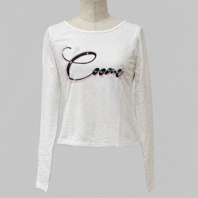 COOME GRAPHIC LS TEE WHITE