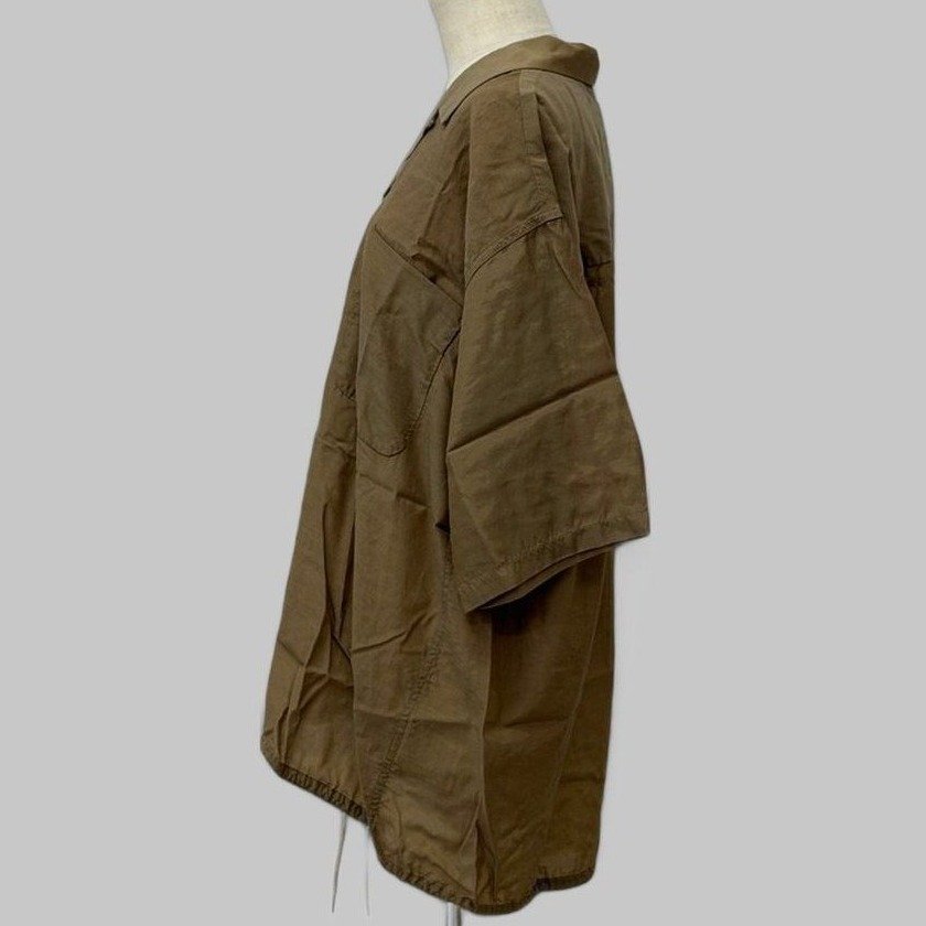 NANAMICA O COLLAR S/S SH BEIGE