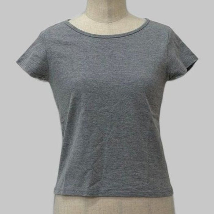 COOME FRENCH SLEEVE SS TEE GREY