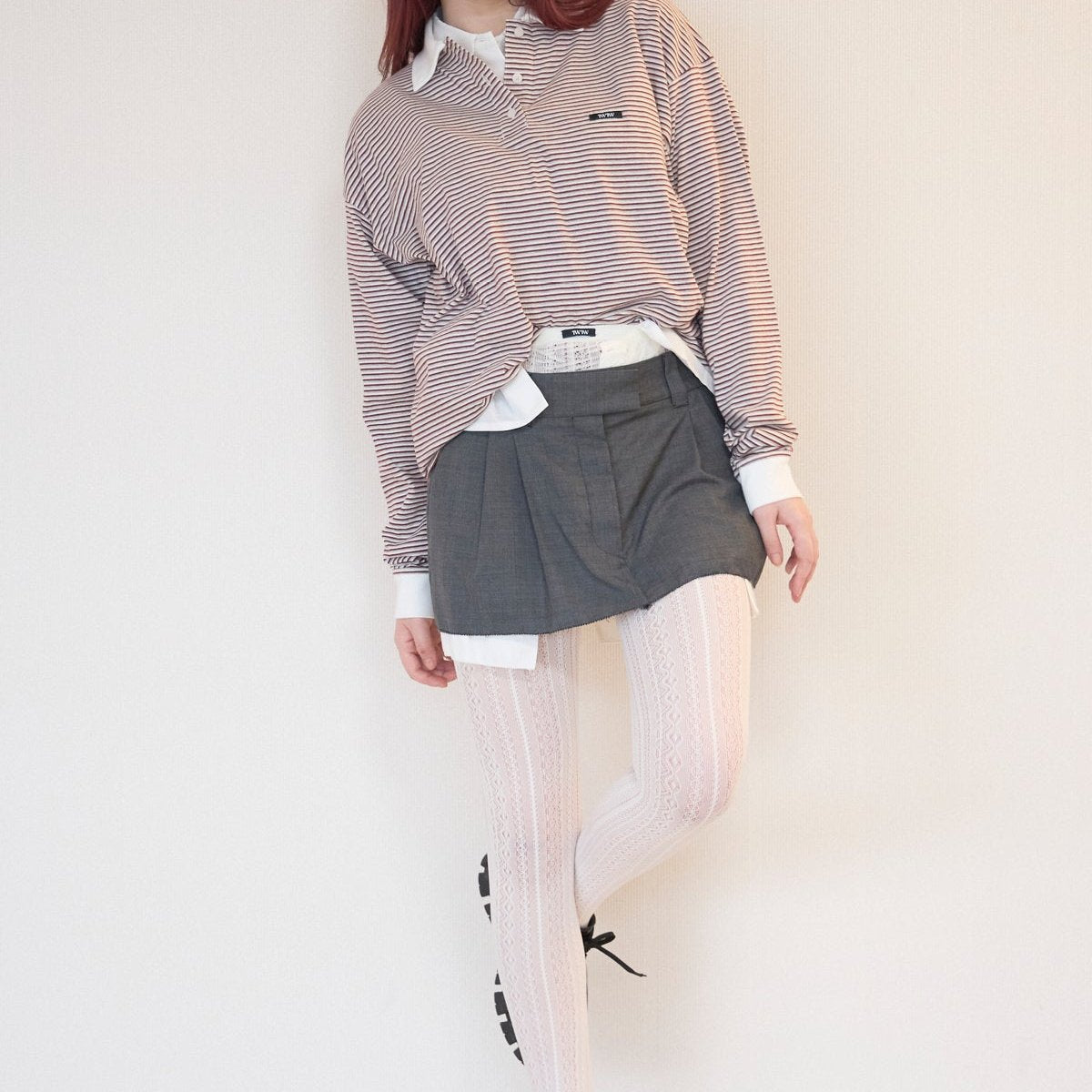 TW LS Border Rugger Shirt TW5SS-K001