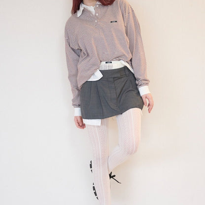 TW LS Border Rugger Shirt TW5SS-K001