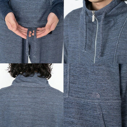 ハーフジップスウェットアノラック Half-zip Sweat Anorak NT6306N_THE NORTH FACE Purple Label