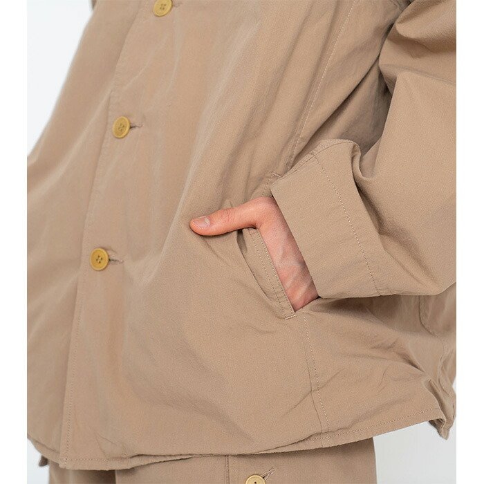 SUAS339 Band Collar Jacket バンド カラー ジャケット_NANAMICA CA