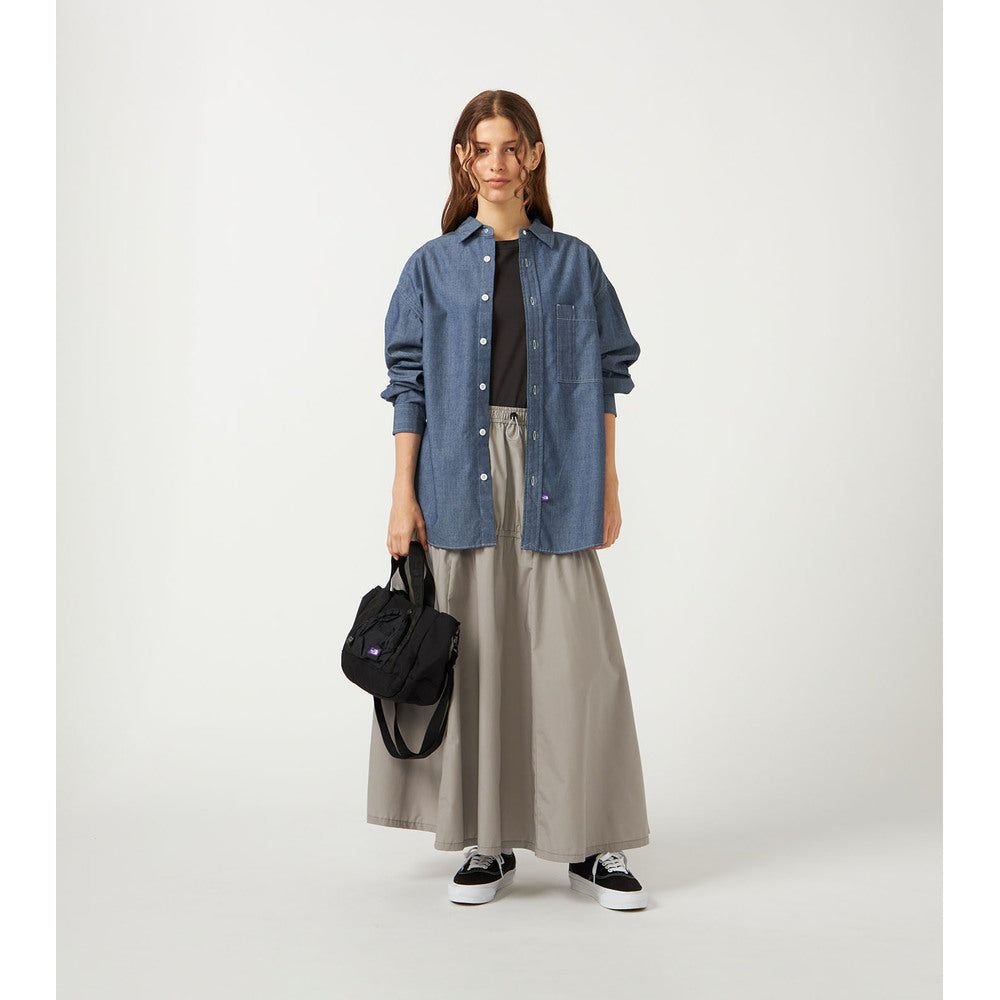 CORDURA Nylon Shoulder Tote Bag N25FU081_TNF PPL nanamica AHGRAY