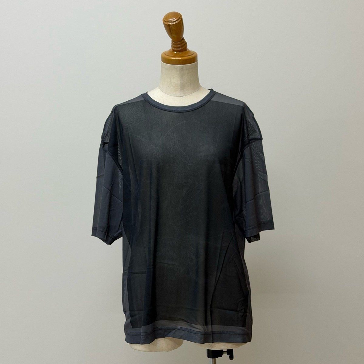 AND MOSS DRY MESH T-SHIRTS(lady)(HLEX) Y.GRAY