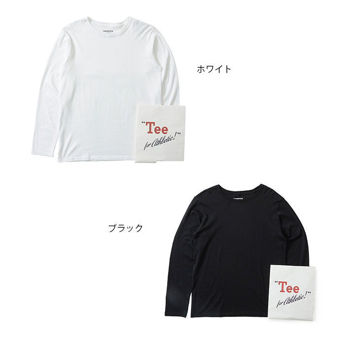 NANAMICA ・ メンズ ナナミカ ループウィール クールマックス ジャージー ロングスリーブ ティー/ブラック/ / Loopwheel COOLMAX Jersey L/S Tee/Black #ロンT シンプル SUHF146