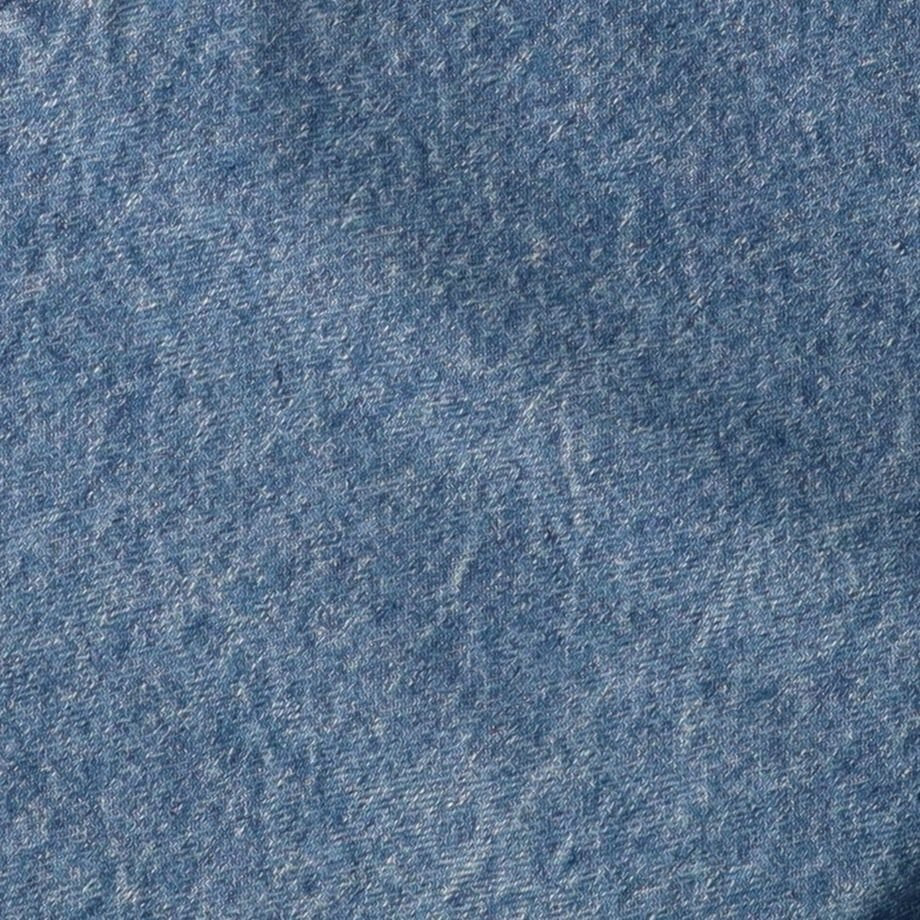 COOME DENIM MID-THIGH SHORTS BLUE