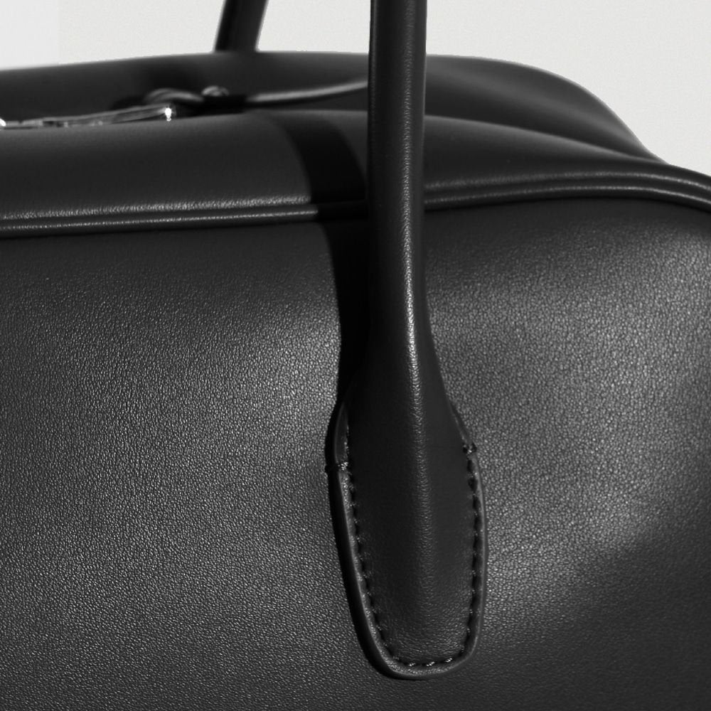 KOMOREBI MUSEUM LEATHER BAG BLACK