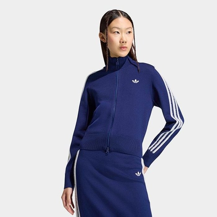 adidas originals KNITTED FIREBIRD T ﾀﾞｰｸﾌﾞﾙｰ/ﾎﾜｲﾄ