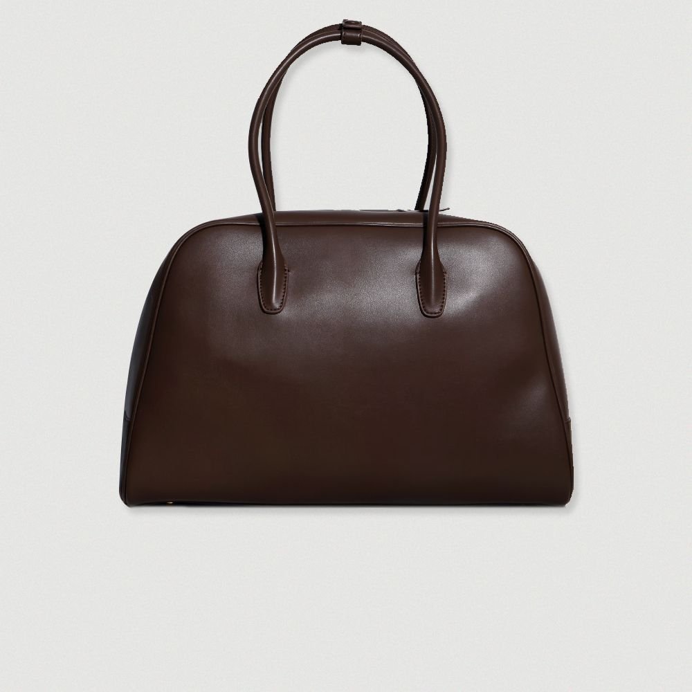 KOMOREBI MUSEUM LEATHER BAG BROWN