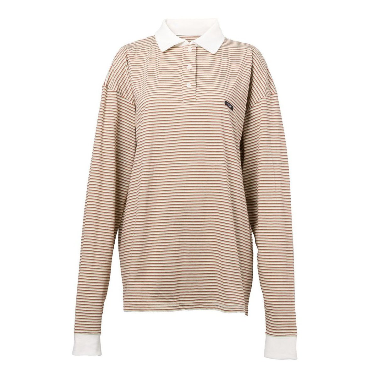 TW LS Border Rugger Shirt GREENMIX