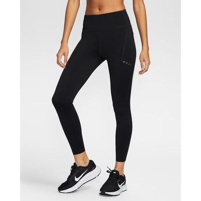 NIKE ナイキ AS W NK DF SWIFT HR 7/8 TI ﾌﾞﾗｯｸ/ﾘﾌﾚｸﾄｼﾙﾊﾞｰ