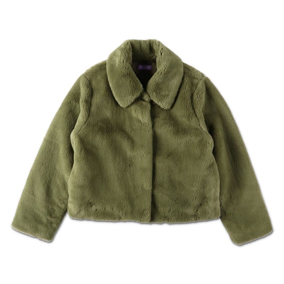 COOME FLUFFY JACKET GREEN