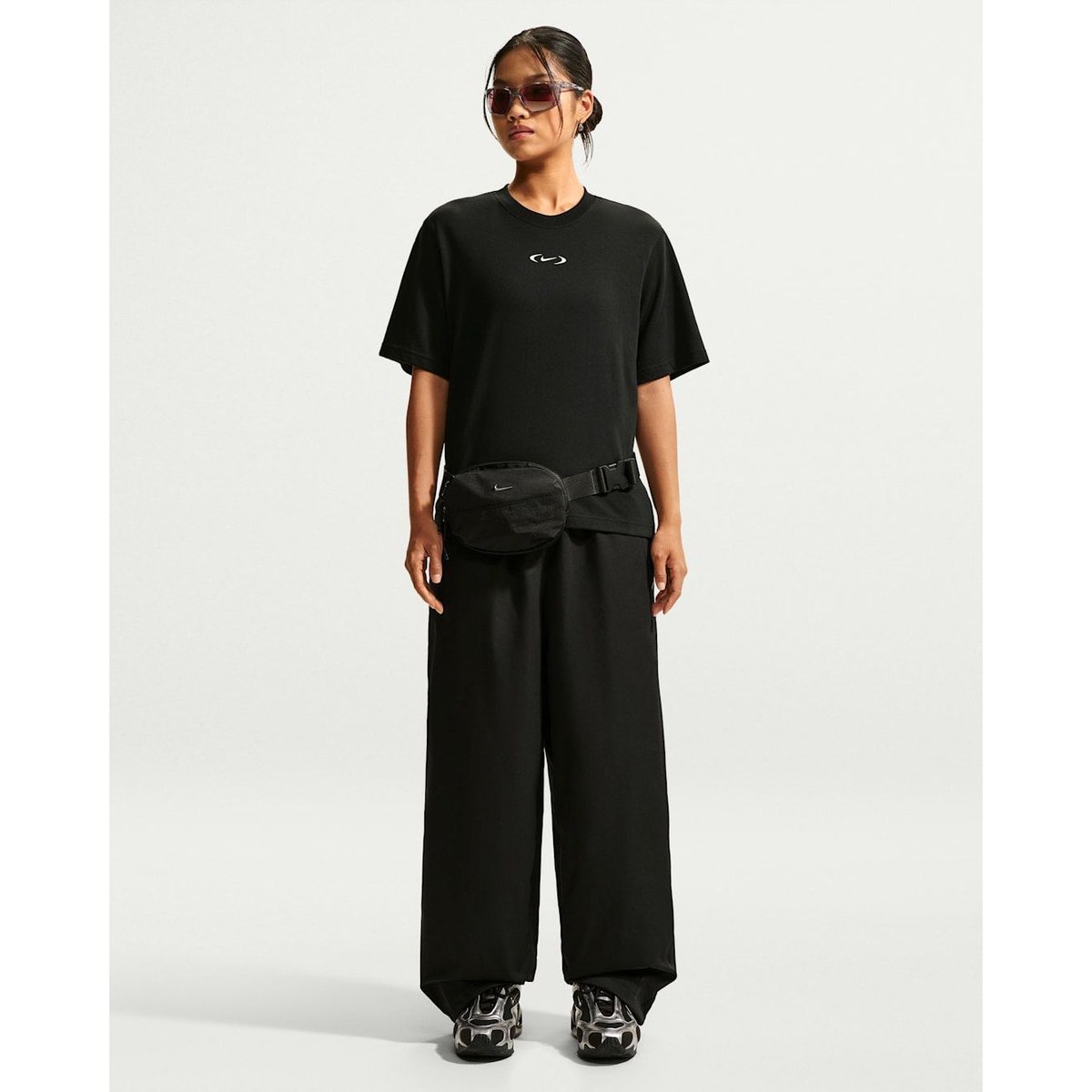 NIKE ナイキ ASWNKESSNTLLOOSETRACKPAN BLACK/BLACK/WHITE