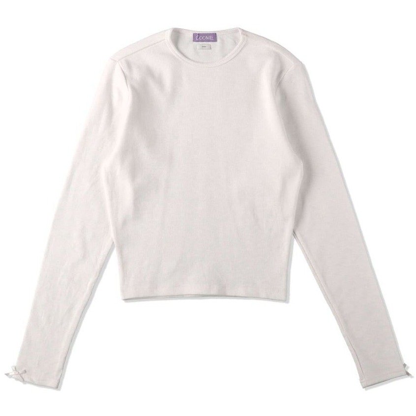 COOME BABY LS TEE OFF WHITE