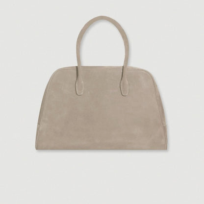 KOMOREBI MUSEUM SUEDE BAG B01 BEIGE