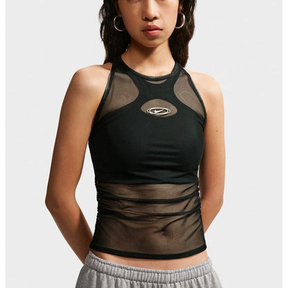NIKE ナイキ ASWNKSTREETGFXSHEERTANK BLACK/WHITE