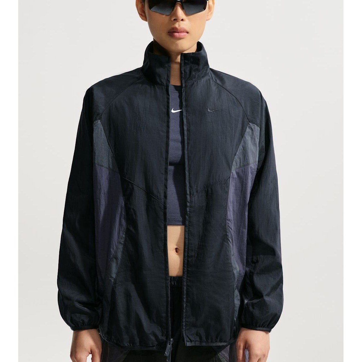 NIKE ナイキ AS W NK STREET TRACK JKT BLACK/GRIDIRON/ANTHR