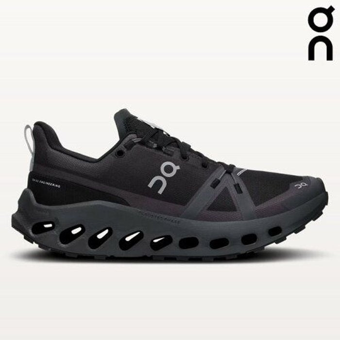ON CLOUD SURFER TRAIL WP W WOMEN BLACK/ECLIPSE