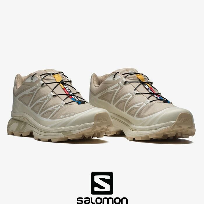 SALOMON XT-6 GTX OXFORD TAN/ALMOND MILK/SAFARI