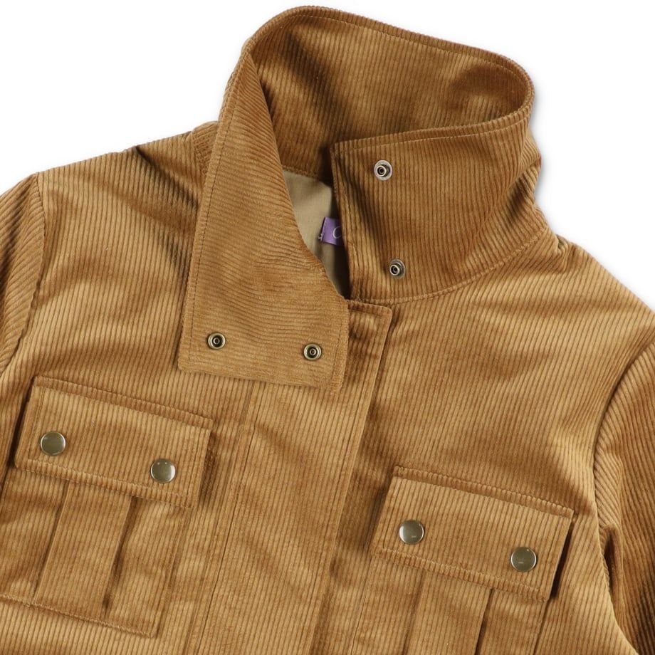 COMME SAFARI JACKET BROWN