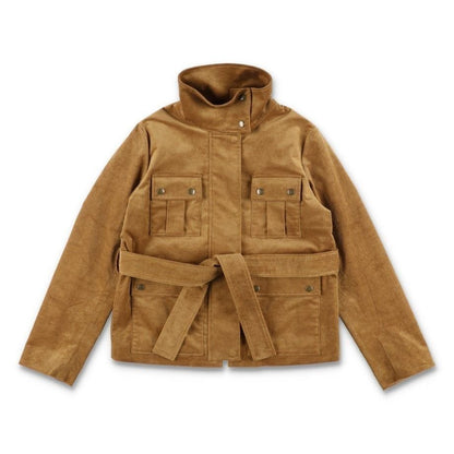 COMME SAFARI JACKET BROWN