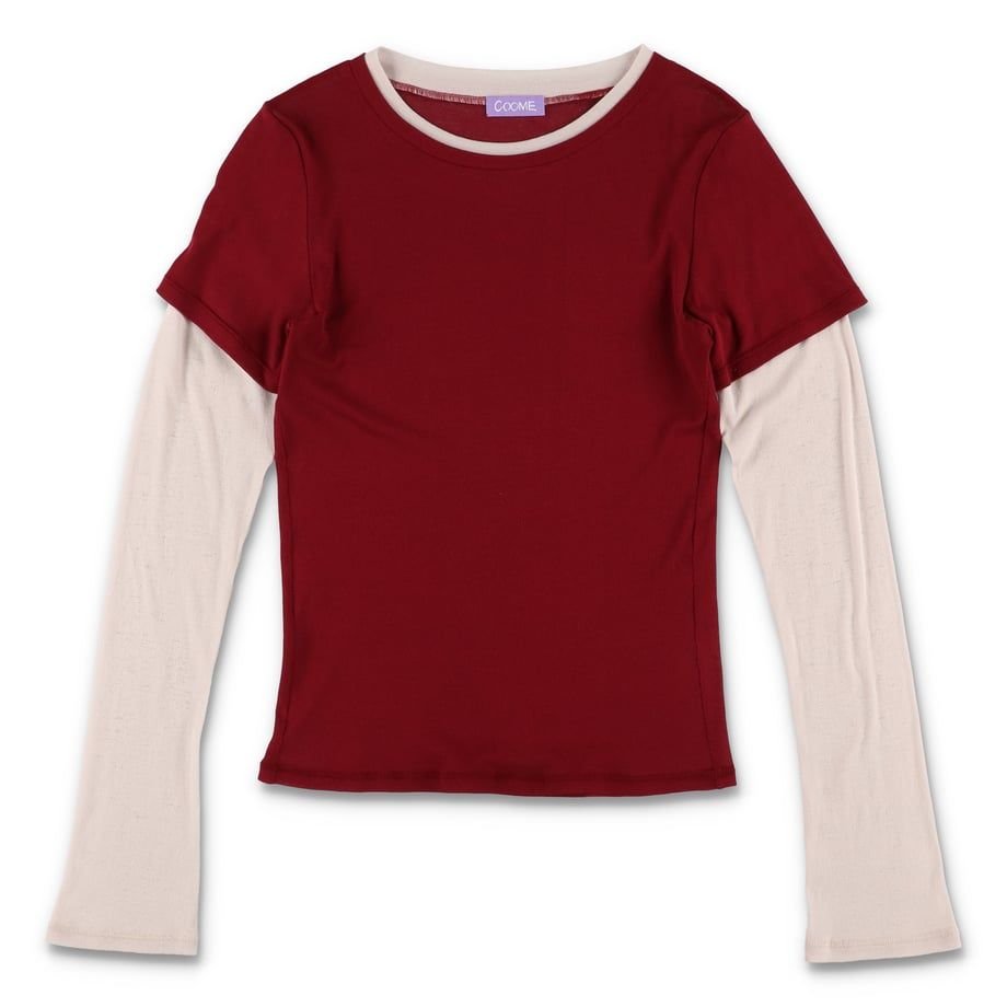 COMME SHEER LAYERED TOP その他トップス – HULLE公式オンラインショップ