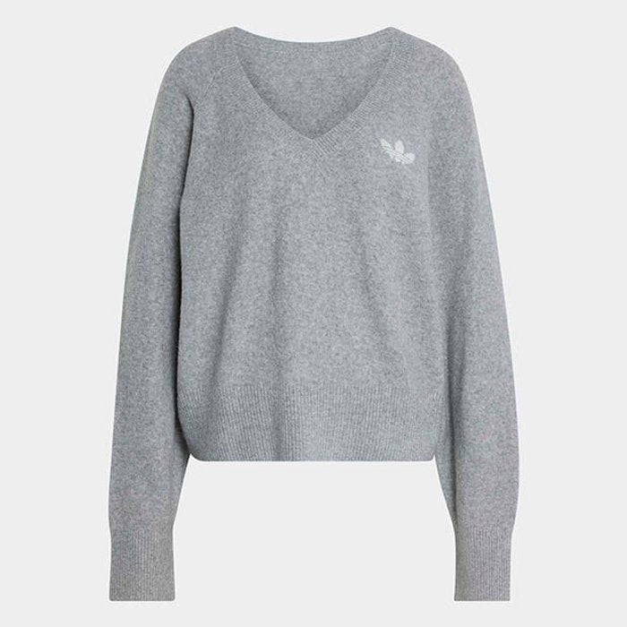 adidas originals ESSENTIALS KNIT SW ﾐﾃﾞｨｱﾑｸﾞﾚｰﾍｻﾞｰ