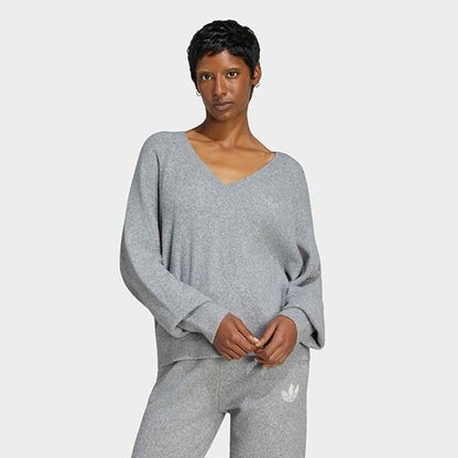 adidas originals ESSENTIALS KNIT SW ﾐﾃﾞｨｱﾑｸﾞﾚｰﾍｻﾞｰ