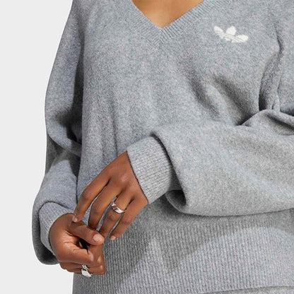 adidas originals ESSENTIALS KNIT SW ﾐﾃﾞｨｱﾑｸﾞﾚｰﾍｻﾞｰ
