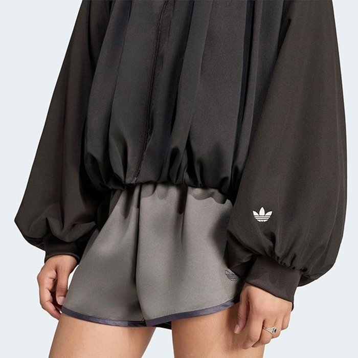 adidas originals SATIN PLEATED TRAC ﾅｲﾄﾌﾞﾗｳﾝ