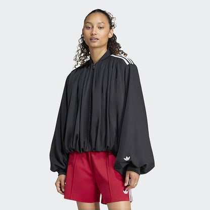 adidas originals SATIN PLEATED TRAC ﾌﾞﾗｯｸ