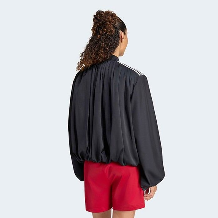 adidas originals SATIN PLEATED TRAC ﾌﾞﾗｯｸ