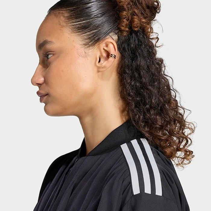 adidas originals SATIN PLEATED TRAC ﾌﾞﾗｯｸ