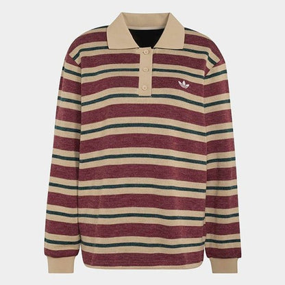 adidas originals STRIPE KNITTED POL ｼｬﾄﾞｰﾚｯﾄﾞ