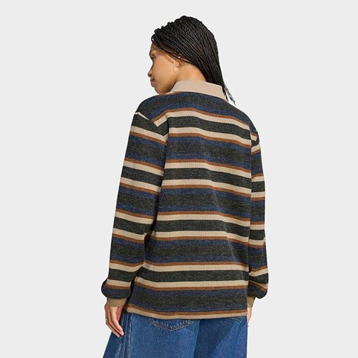 adidas originals STRIPE KNITTED POL ﾌﾞﾗｯｸ