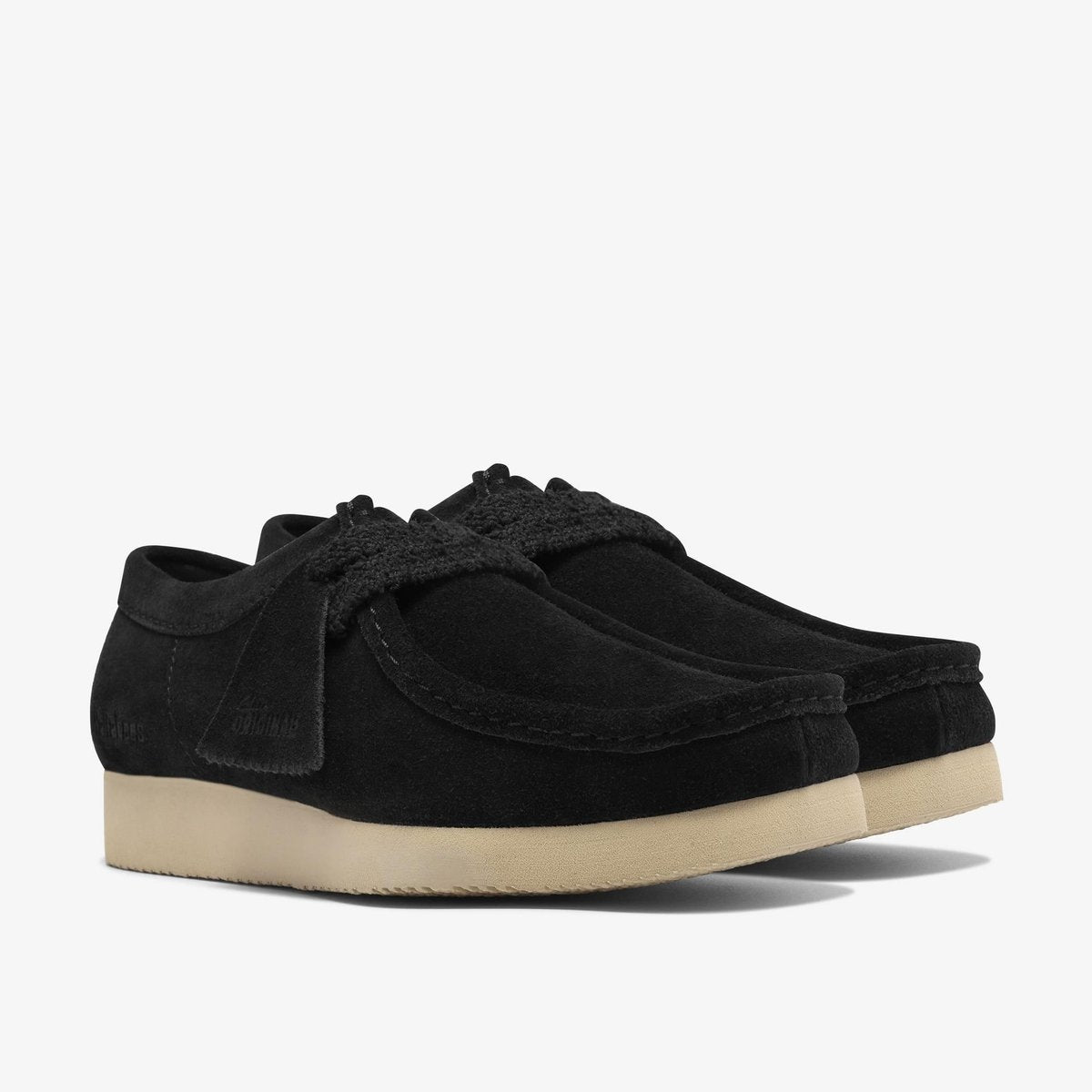 CLARKS Wallabee Lite. Black Sde
