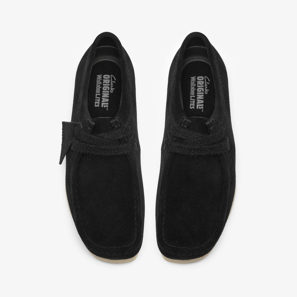CLARKS Wallabee Lite. Black Sde