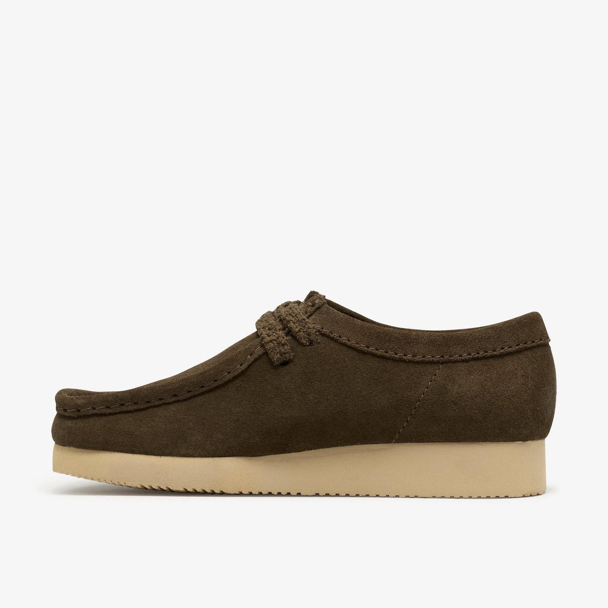 CLARKS Wallabee Lite. Dark Olive Sde