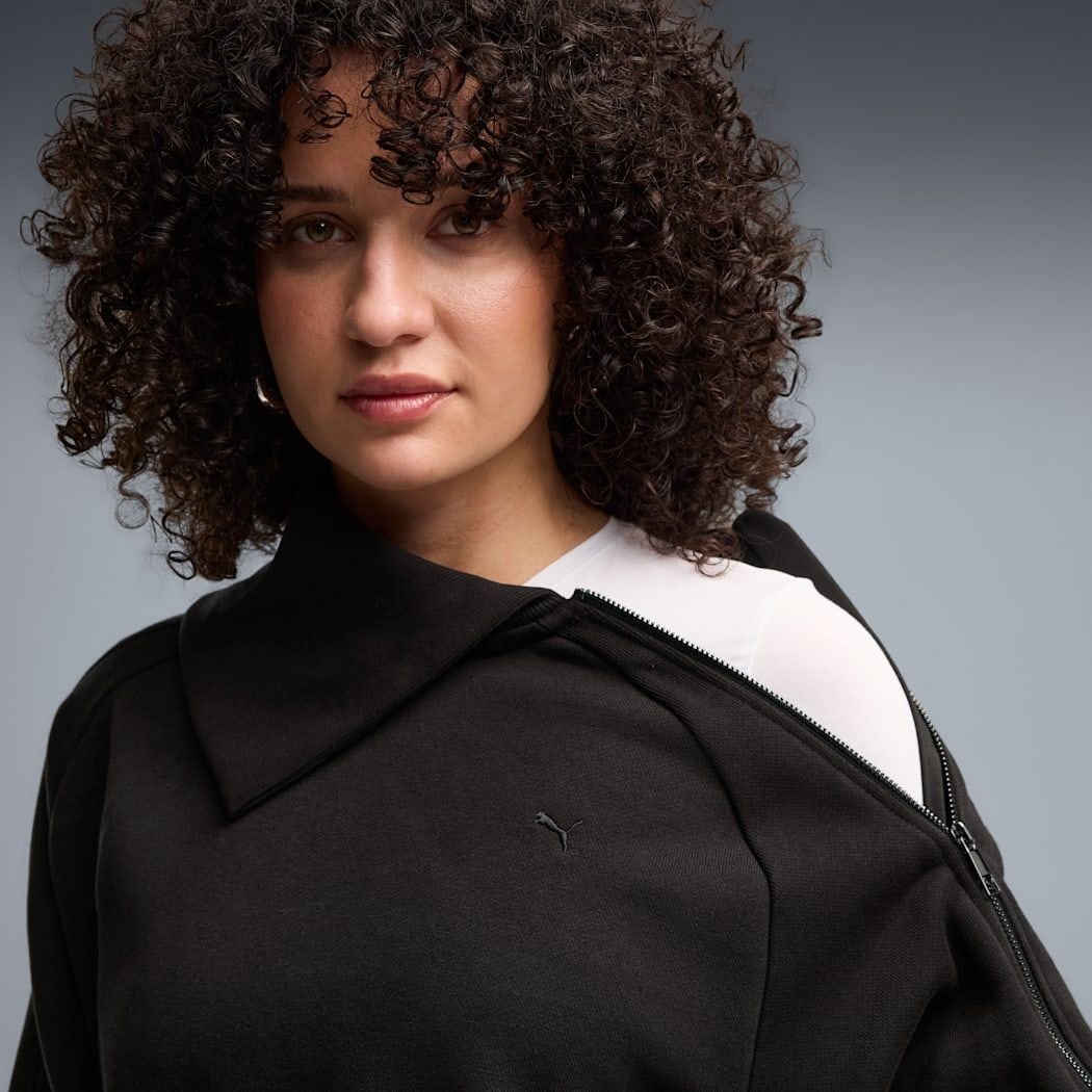 PUMA ASYMMETRICAL ZIP CREW