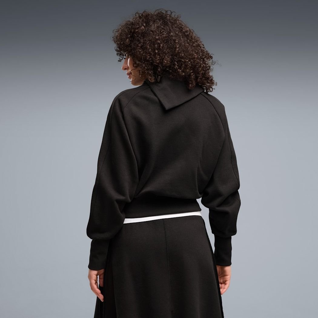 PUMA ASYMMETRICAL ZIP CREW