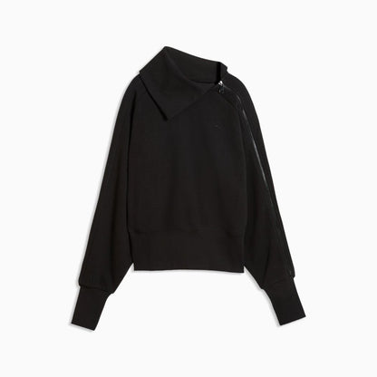 PUMA ASYMMETRICAL ZIP CREW