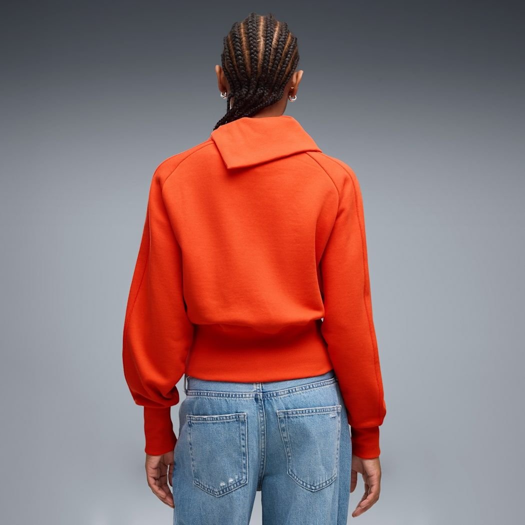 PUMA ASYMMETRICAL ZIP CREW