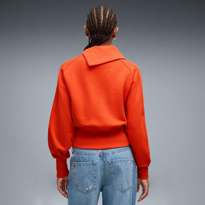 PUMA ASYMMETRICAL ZIP CREW