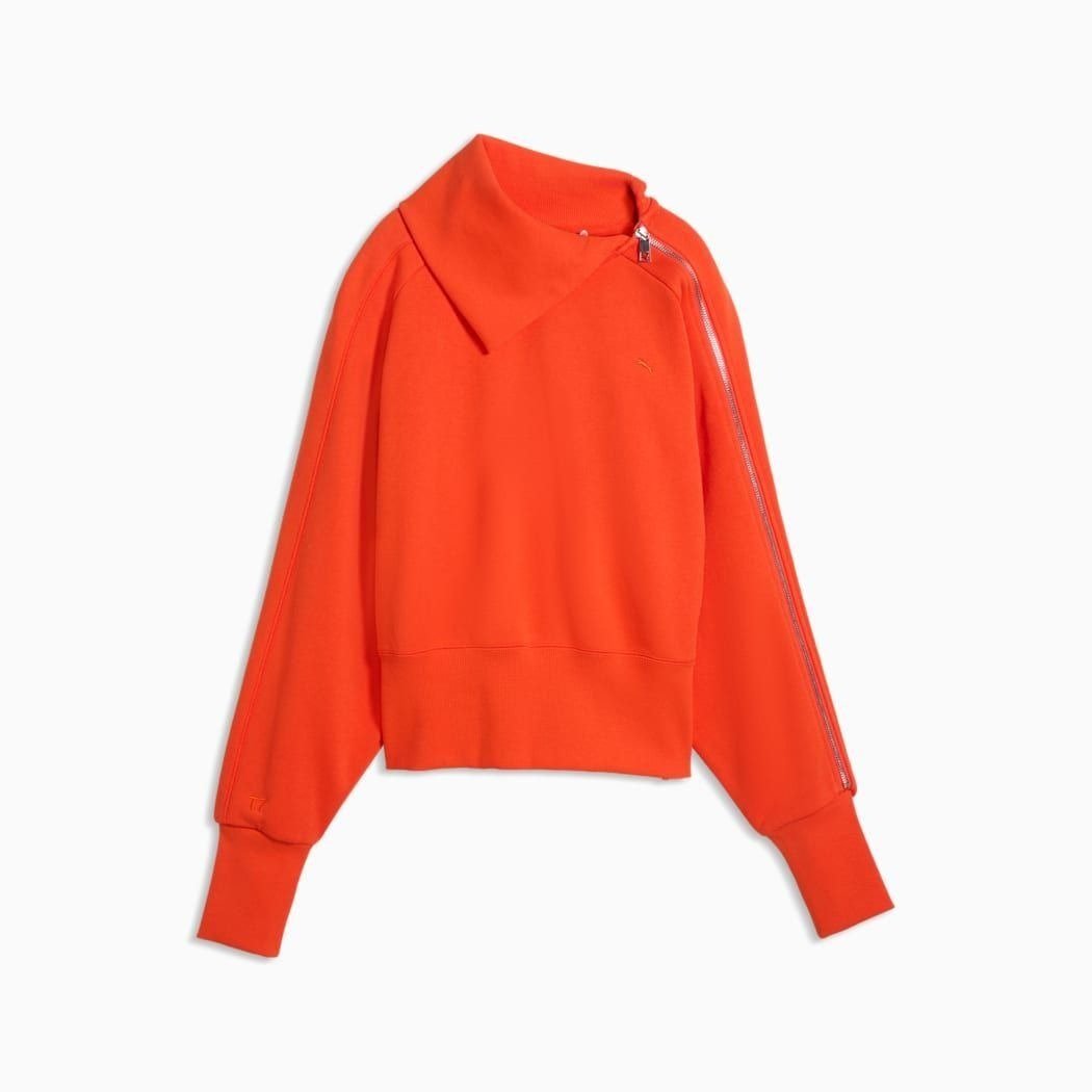 PUMA ASYMMETRICAL ZIP CREW