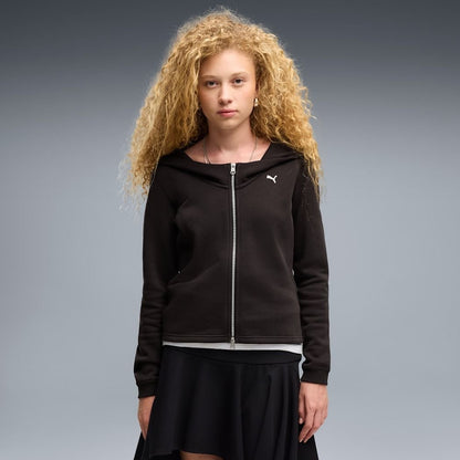 PUMA SELECT ESSSENTIALS W FULL-ZIP HOODY