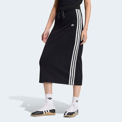 adidas originals KNITTED SKIRT ﾌﾞﾗｯｸ/ﾎﾜｲﾄ