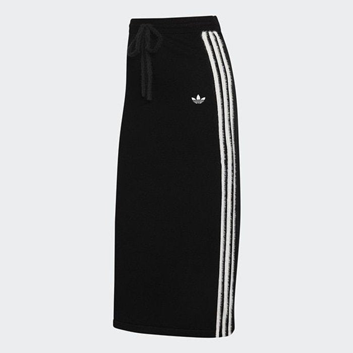 adidas originals KNITTED SKIRT ﾌﾞﾗｯｸ/ﾎﾜｲﾄ
