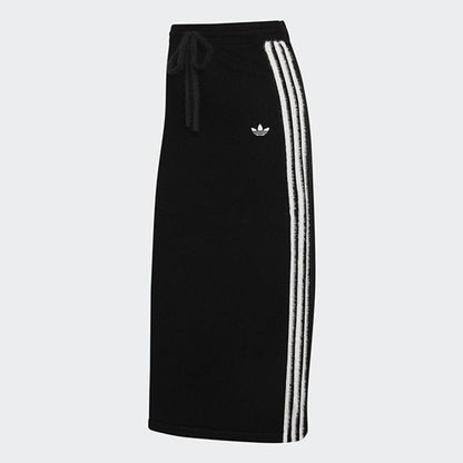 adidas originals KNITTED SKIRT ﾌﾞﾗｯｸ/ﾎﾜｲﾄ